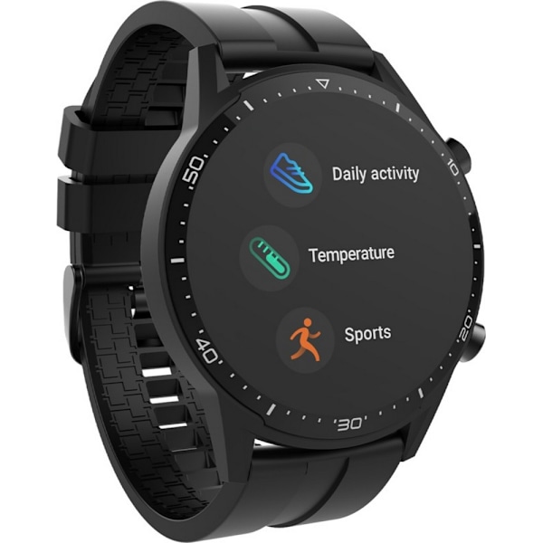 Prixton Unisex Adult SWB26T Smart Watch One Size Solid Black Solid Black One Size