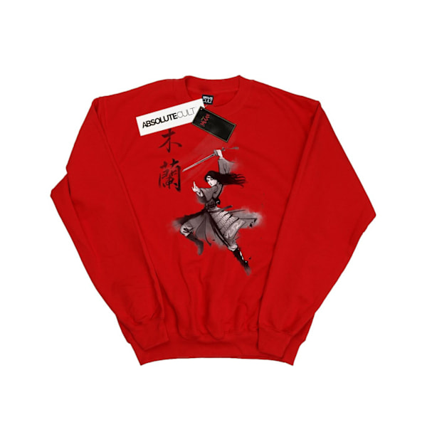 Disney Boys Mulan Movie Sword Jump Sweatshirt 3-4 år Röd Red 3-4 Years