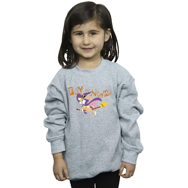 Looney Tunes Girls Lola Fly By Night Sweatshirt 7-8 år Sport Sports Grey 7-8 Years