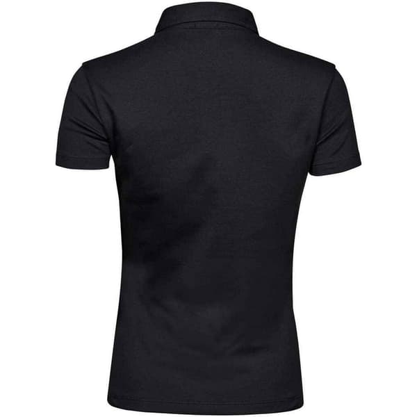 Tee Jays Dam/Dam Pima Kortärmad Bomullspikétröja M Svart Black M