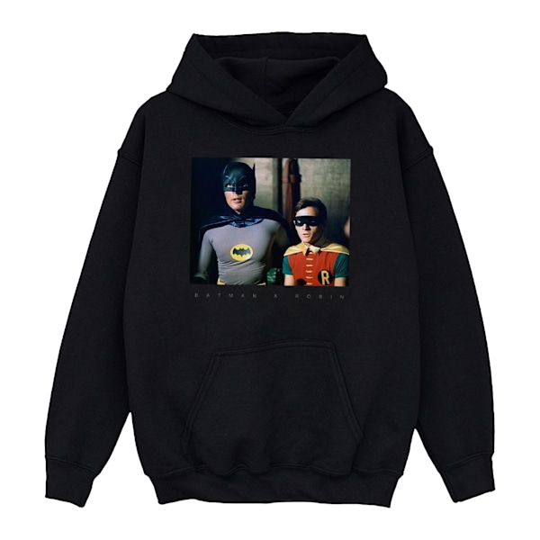 DC Comics Boys Batman TV-serie Dynamic Duo Photograph Hoodie 1 Black 12-13 Years