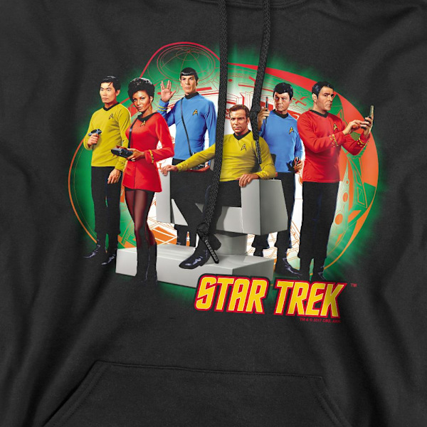 Star Trek Herr Enterprise´s Finest Hoodie S Svart Black S