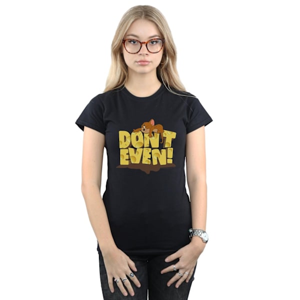 Tom And Jerry Dam/Damer Don´t Even Bomull T-shirt XL Svart Black XL