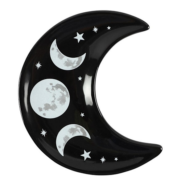 Hill Interiors Crescent Moon Prydnadsfat En Storlek Svart/Vit Black/White One Size