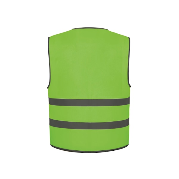 Yoko Hi-Vis Barn/Barn Reflekterande Kant Väst L Lime Lime L