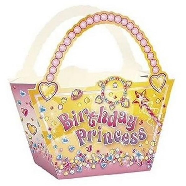 Unik Party Pretty Princess Birthday Party Bag (paket med 4) En Multicoloured One Size