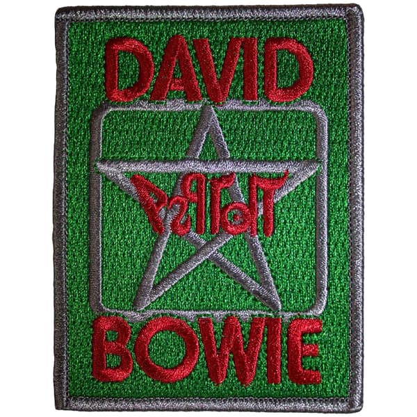 David Bowie Back Stage Pass Stryk På Patch One Size Grön/Röd/Grå Green/Red/Grey One Size