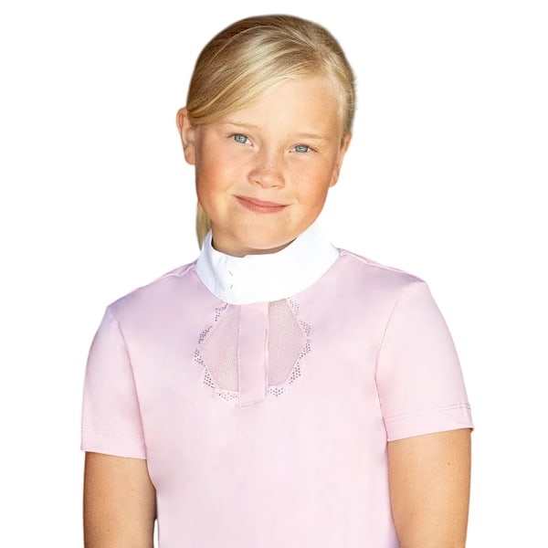 Coldstream Barn/Barn Next Generation Lanark Tävlingsskjorta 11- Blush Pink 11-12 Years