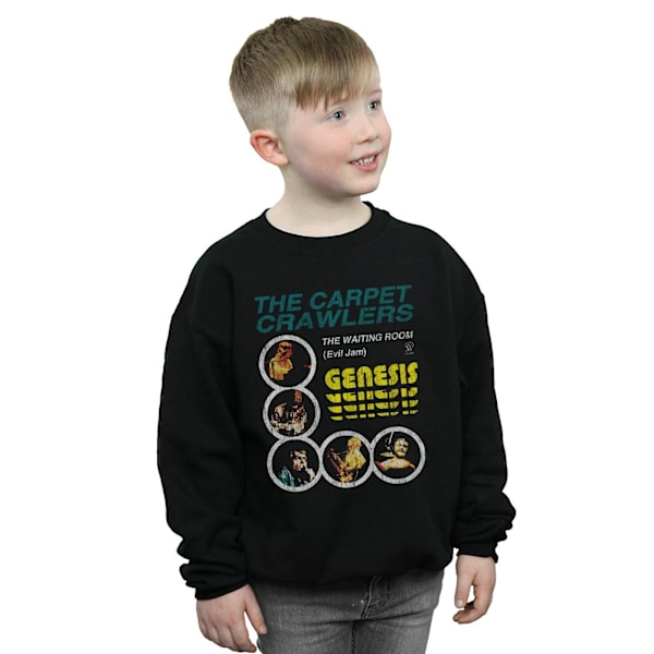 Genesis Boys The Carpet Crawlers Sweatshirt 7-8 år Svart Black 7-8 Years