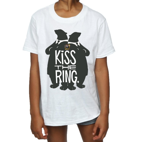 Disney Girls Zootropolis Kiss The Ring Bomull T-shirt 9-11 År White 9-11 Years