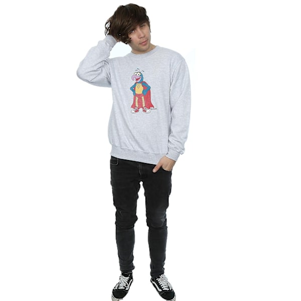 The Muppets Mens Classic Gonzo Heather Sweatshirt XL Heather Grå Heather Grey XL