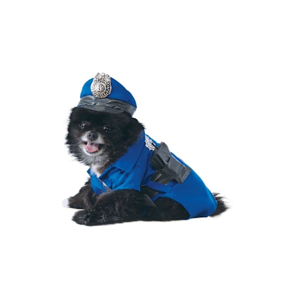 Bristol Novelty Polis Hund Kostym S Blå Blue S