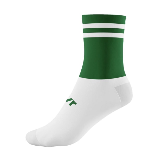 McKeever Unisex Adult Pro Bar Mid Calf Socks 7 UK-11 UK Grön/Vit Green/White 7 UK-11 UK