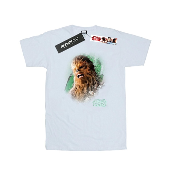 Star Wars The Last Jedi Chewbacca Borstad T-shirt M Vit White M