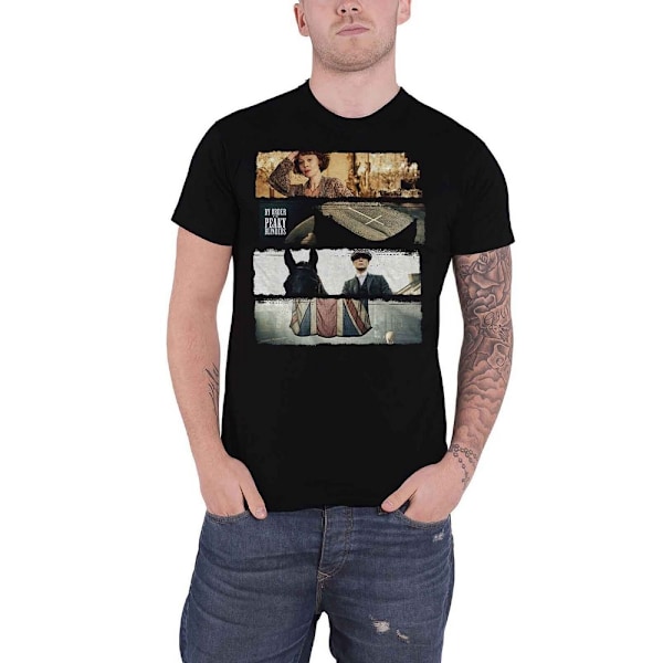 Peaky Blinders Unisex Adult Slices T-Shirt L Svart Black L