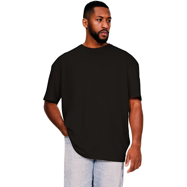 Casual Classics Herr Core Ringspun Bomull Tall Oversized T-Shir Black XXL