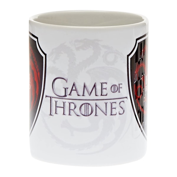 Game of Thrones Fire & Blood Targaryen Mugg En Storlek Röd/Svart/Vit Red/Black/White One Size