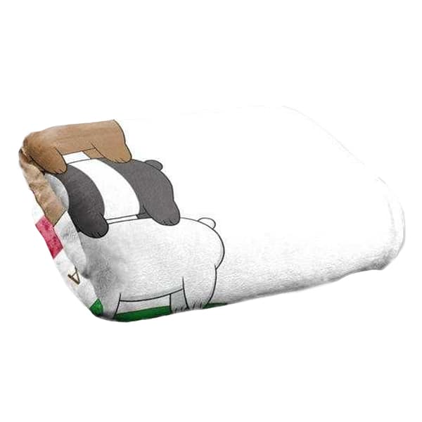 We Bare Bears California Silky Stack Supersoft Filt En Storlek White/Multicoloured One Size