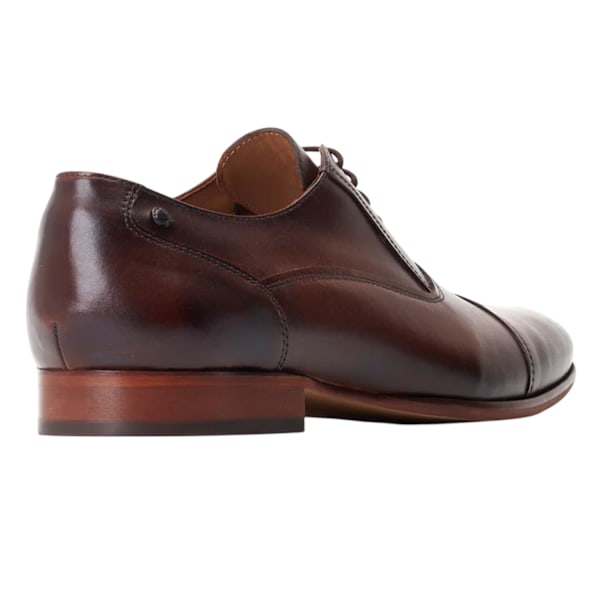 Base London Angelo Derby Skor i Läder för Män 8 UK Brun Brown 8 UK