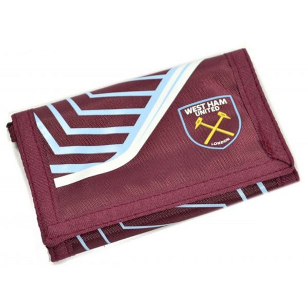 West Ham United FC Crest Plånbok One Size Claret Red/Sky Blue Claret Red/Sky Blue One Size