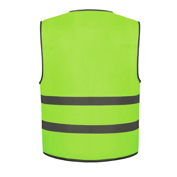 Yoko Barn/Barn Hi-Vis Två Band Väst M Lime Grön Lime Green M