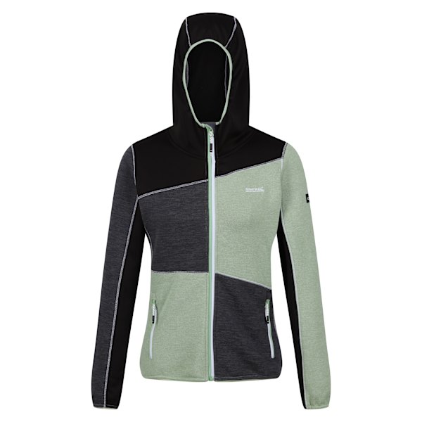 Regatta Dam/Kvinnor Walbury VI Marl Full Zip Fleecejacka 10 Quiet Green/Seal Grey 10 UK