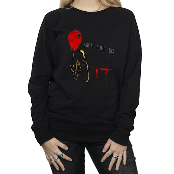 It Dam/Kvinnor Georgie Float Sweatshirt XXL Svart Black XXL