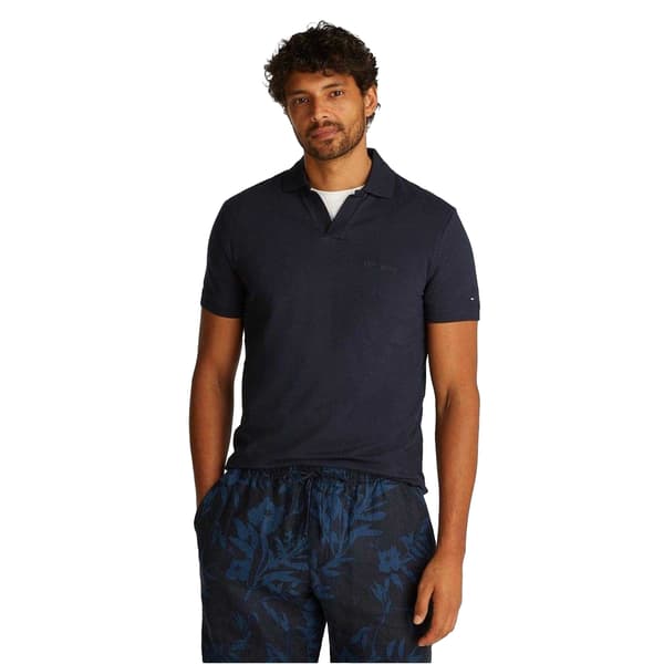 Tommy Hilfiger Herr Terry Regular Pikétröja S Desert Sky Desert Sky S