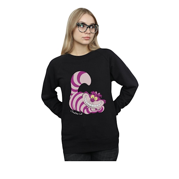 Alice i Underlandet Dam/Dam Cheshire Cat Sweatshirt XL Svart Black XL