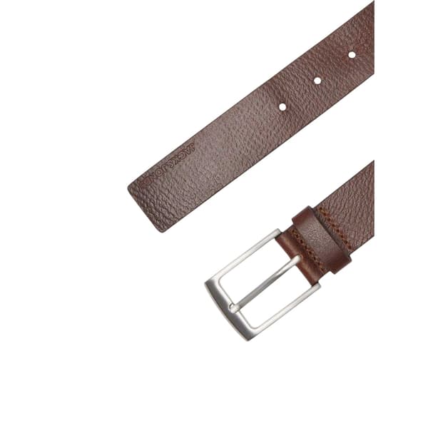 Jack And Jones Herr Läder Metallspänne Bälte 80cm Brun Sten Brown Stone 80cm