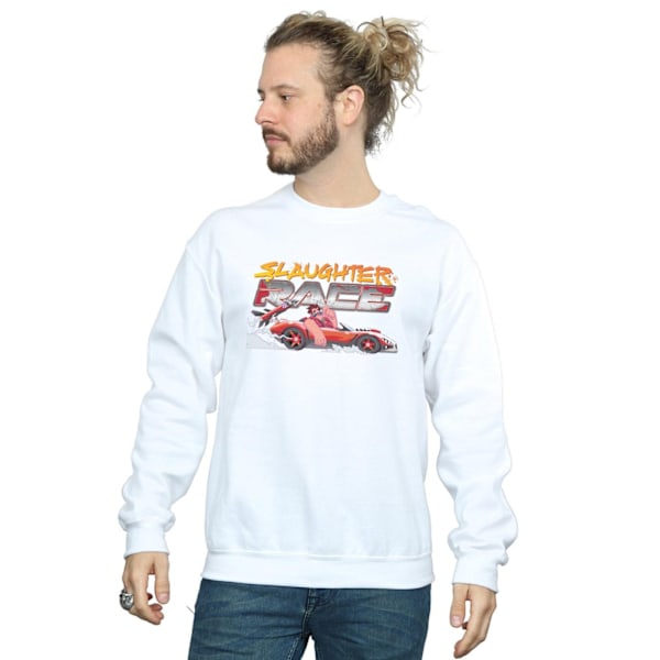 Disney Herr Wreck It Ralph Slaughter Race Sweatshirt M Vit White M