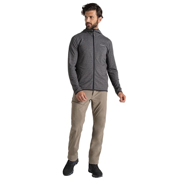 Craghoppers Deft Nosilife Hoodie med Hel Dragkedja för Män XL Black Pepper Black Pepper Marl XL
