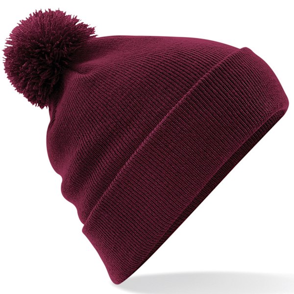 Beechfield Unisex Original Pom Pom Vintermössa En Storlek B Burgundy One Size