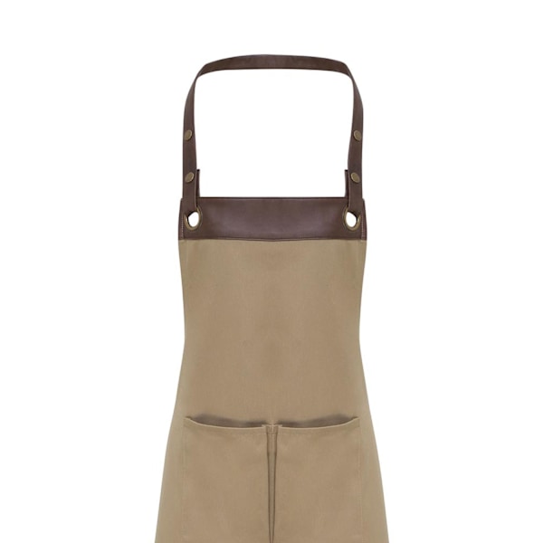 Premier Unisex Vuxen Espresso Full Apron One Size Khaki/Brun Khaki/Brown One Size