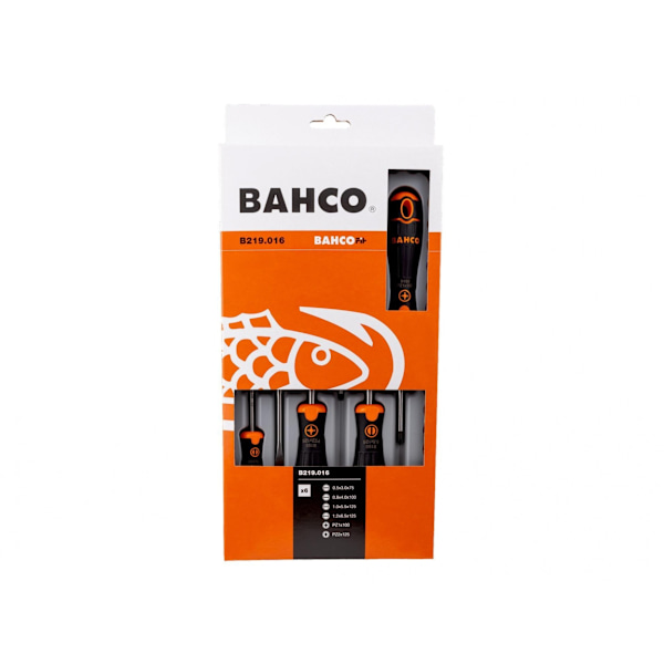 Bahco B219.016 Bahcofit Skruvmejselset, 6 Delar One Size Multi Multi Colour One Size