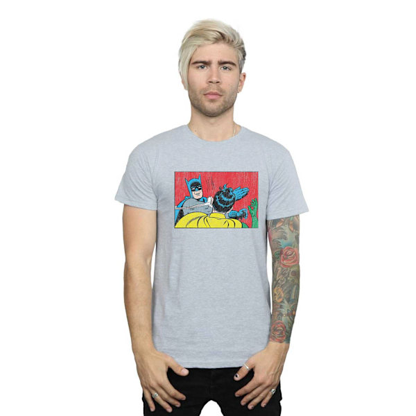 DC Comics Batman Robin Slap T-shirt S Sports Grey Sports Grey S