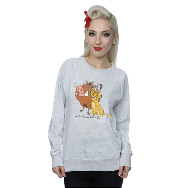 Lejonkungen Dam Klassisk Simba Timon & Pumba Heather Heather Grey L