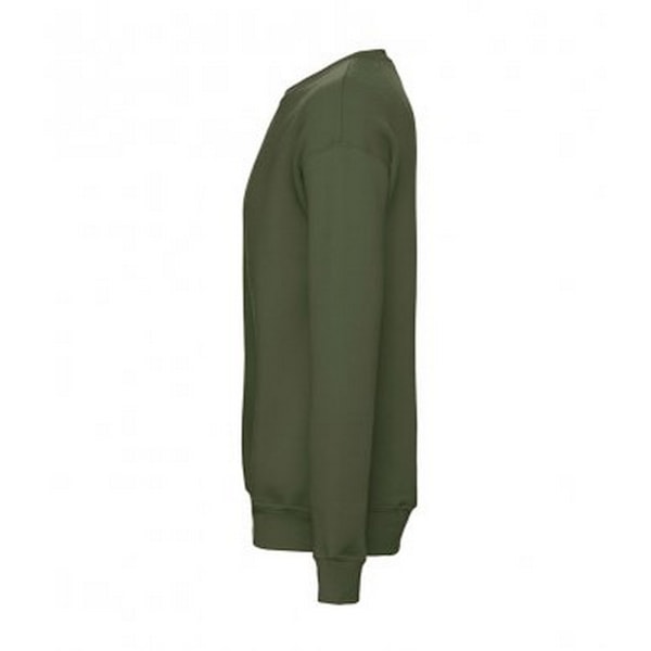 Bella + Canvas Unisex Drop Shoulder Sweatshirt L Militär Military Green L