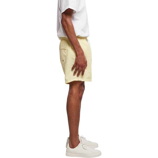 Bygg ditt varumärke badshorts för män L ljusgul Light Yellow L