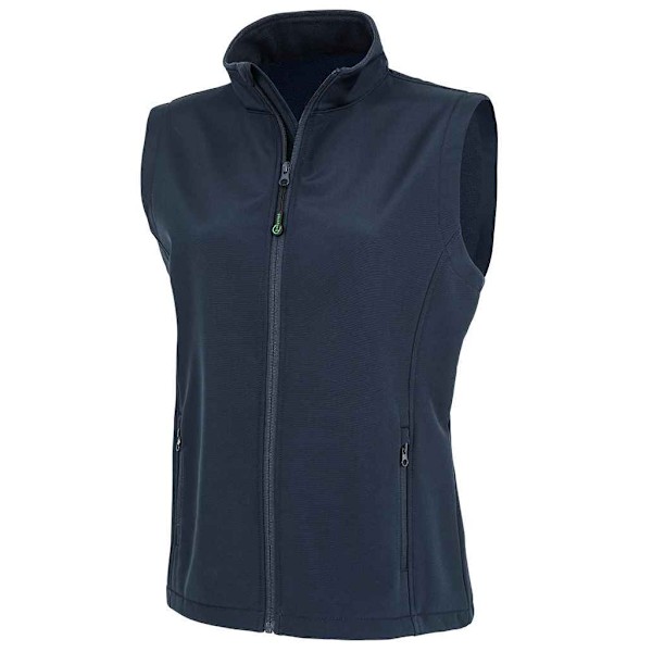 Result Äkta Återvunnen Dam/Dam Softshell Tryckbar Kropp Navy XS