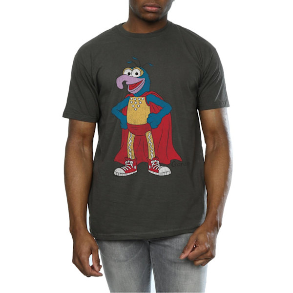 The Muppets Mens Classic Gonzo Heather T-Shirt S Light Graphite Light Graphite S