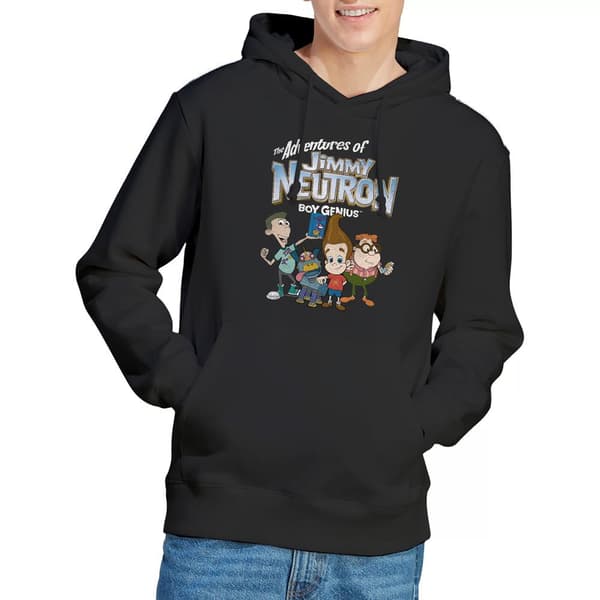 Jimmy Neutron Herr Grupp Huvtröja M Svart Black M