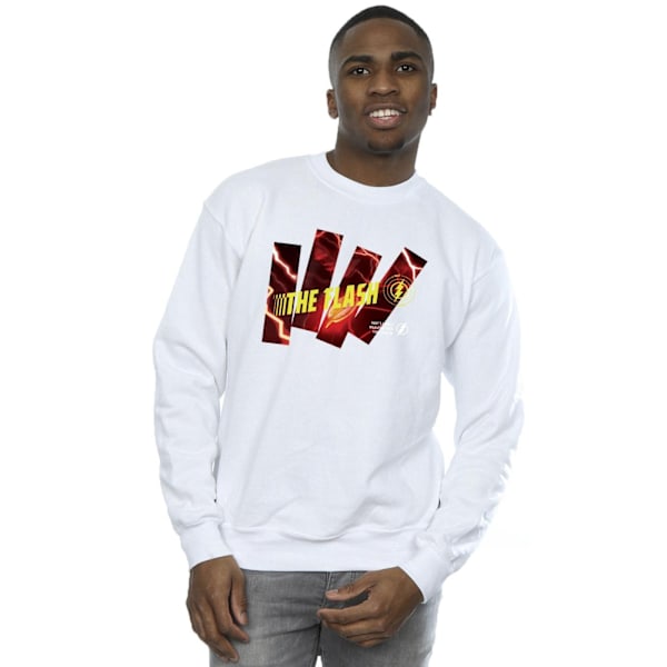 DC Comics Herr The Flash Pillars Sweatshirt L Vit White L
