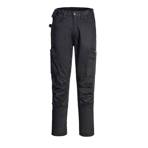 Portwest WX2 Eco Stretch Arbetsbyxor för män 36R Svart Black 36R