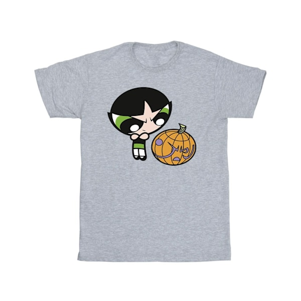 Powerpuff Girls Girls Buttercup Pumpa Bomull T-shirt 9-11 Sports Grey 9-11 Years