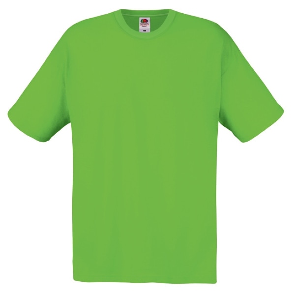 Fruit Of The Loom Original T-shirt för män L Lime Lime L
