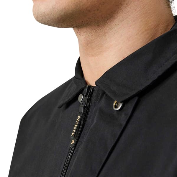 Patrick Herr Finn Full Zip Overshirt M Svart Black M