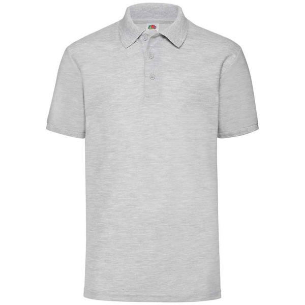 Fruit of the Loom Pique Poloskjorta för Herr 4XL Heather Grey Heather Grey 4XL