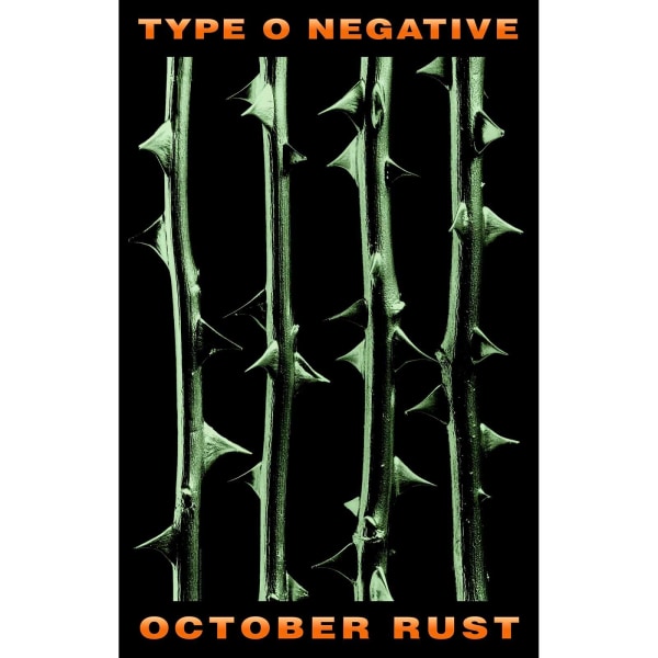 Typ O Negativ Oktober Rost Textilaffisch 106cm x 70cm Grön/ Green/Black/Orange 106cm x 70cm