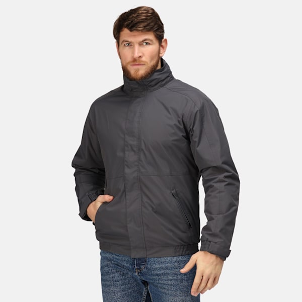 Regatta Dover Vattentät Vindtät Jacka XS Seal Grey/Bla Seal Grey/Black XS